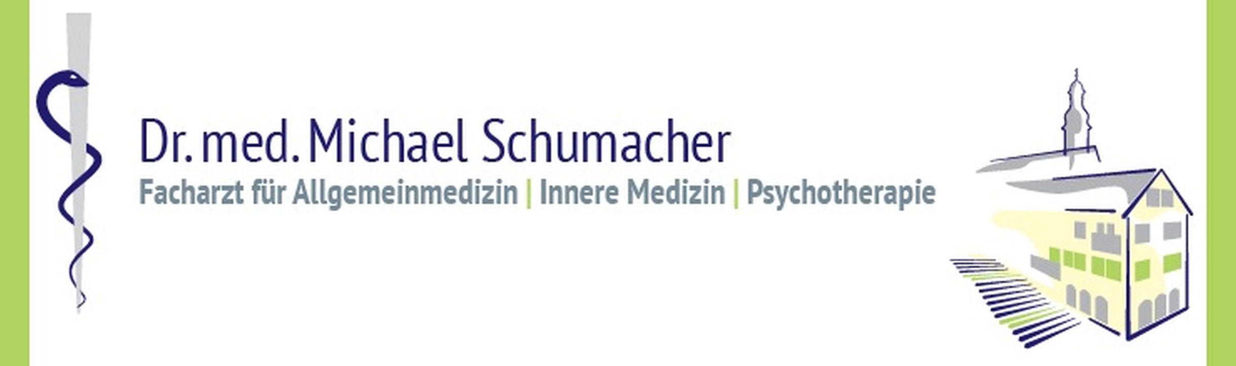 Logo Dr. med. Michael Schumacher - Facharzt für Allgemeinmedizin, Innere Medizin, Psychotherapie, Psychotherapeut